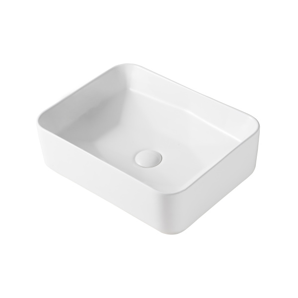 Раковина накладная (46,5х35) Orange  B02-460W белый глянец