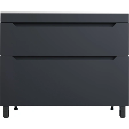 Тумба напольная без раковины 100 см Style Line Остин ЛС-00002400 графит матовый