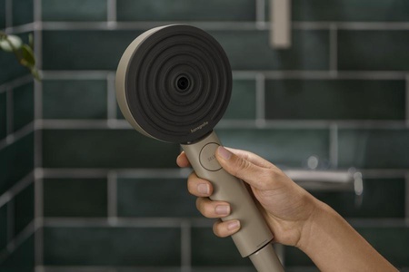 Ручной душ hansgrohe Pulsify Select Planet Edition 150 3jet Relaxation EcoSmart+ 26077210 песочный