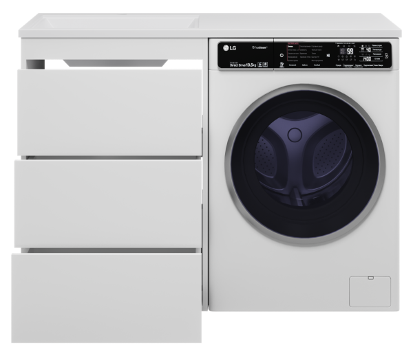 Тумба под стиральную машину Brevita Grafit 60 GRA-01060-023Я