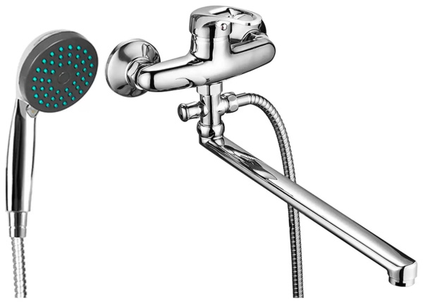 Смеситель для ванны с душем FAUZT FZs-614-114 тип См-ВУОРНШлА