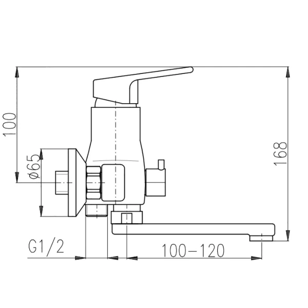 Смеситель для ванны Rav Slezak Colorado CO251.5
