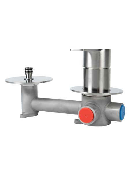 Смеситель для раковины однорычажный встраиваемый Agger Easy A3172222 сатин матовый