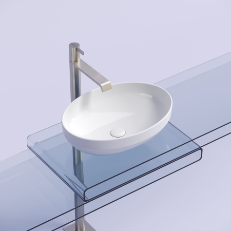 Раковина накладная (50,2х36,3) Ceramica Nova ELEMENT CN6056