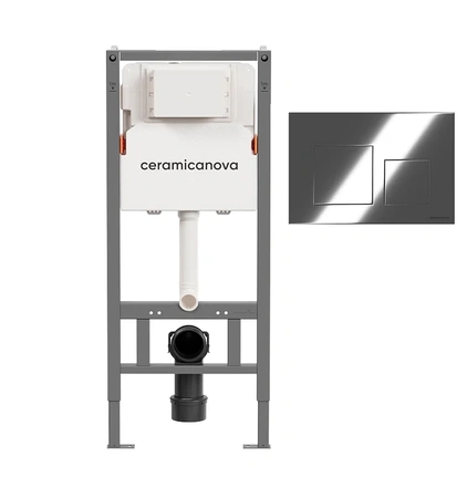 Система инсталяции для подвесного унитаза 3 в 1 Ceramica Nova Balance CN121002CH