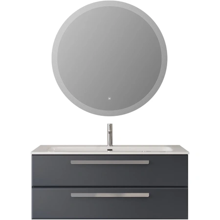 Тумба под раковину Cezares ECO-CER-N-1200-2C-SO-GR-P Grafito без ручек