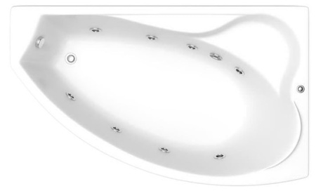 Акриловая ванна BAS Николь (Nikol) 170x100 без гидромассажа В 00027