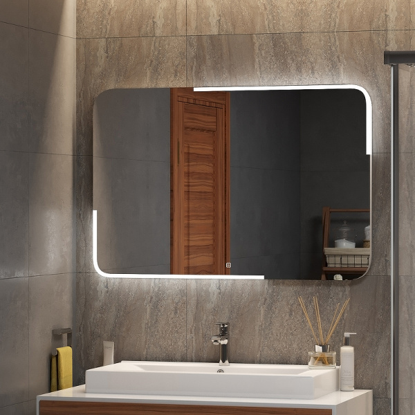 Зеркало с подсветкой (80x70) Continent Raison ЗЛП338