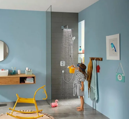 Верхний душ с кронштейном Hansgrohe Raindance Select S 300 2jet 27378000 хром