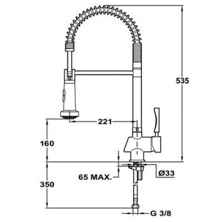 Смеситель для кухни TEKA PRO 1816002 (18.160.02)