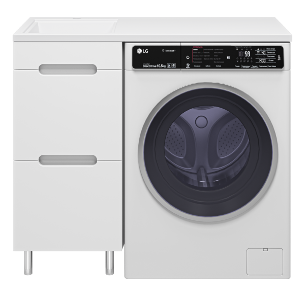 Тумба под стиральную машину Misty Байкал 40 Э-Бай06040-022Я