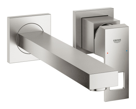 Смеситель для раковины встраиваемый Grohe Eurocube 23447 DC0 (23447DC0) суперсталь