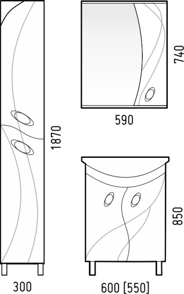 Пенал Corozo Наина 30 SD-00000339