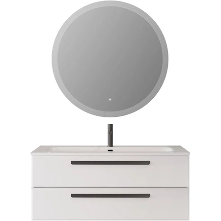 Тумба под раковину Cezares ECO-CER-N-1200-2C-SO-BL Bianco Lucido без ручек