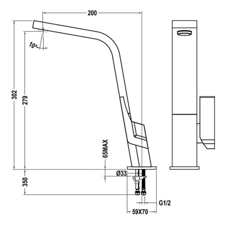Смеситель для кухни TEKA Icon IC 95 339150200