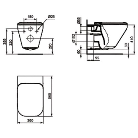 Унитаз подвесной Ideal Standard Tonic II K316701