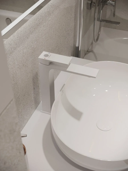 Донный клапан с переливом Orange X1-004w белый