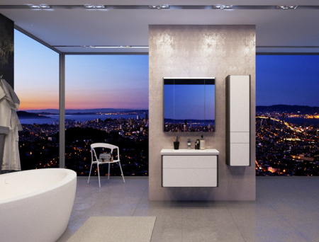 Пенал Roca Ronda R ZRU9302967 белый глянец/антрацит