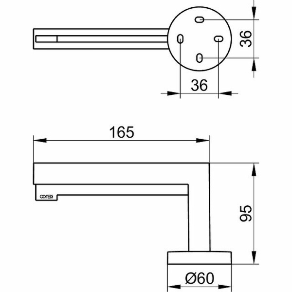 Держатель туалетной бумаги Keuco Edition 19062010000