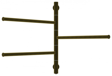 Полотенцесушитель Электрический Cунержа Триада (540х585) ФЛОК состаренная Бронза 51-0822-0540