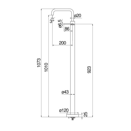 Смеситель для раковины Nobili Velis VE125188/3FLP