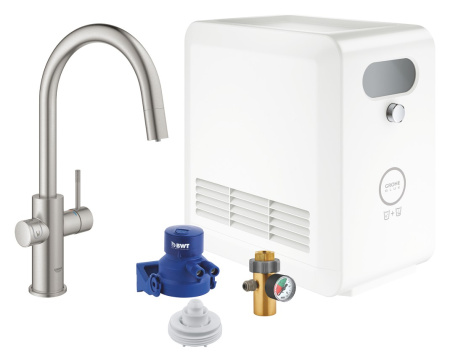 Смеситель для кухни с C-изливом GROHE Blue Professional 31325 DC2 (31325DC2)