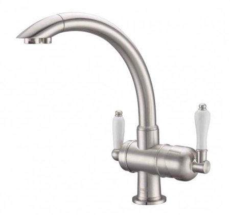 Смеситель для кухни с подключением к фильтру Zorg ZR 327 YF SATIN