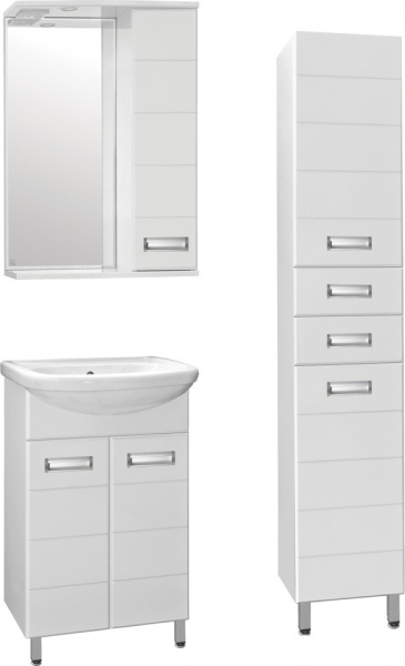 Зеркало-шкаф Style Line Ирис 55 (55x83) ЛС-00000018 белый