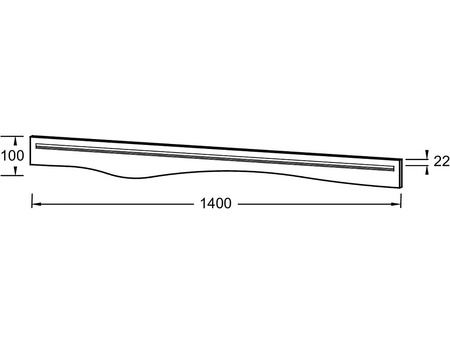 Полка для зеркала Jacob Delafon Sherwood 140 EB1842RU-P6