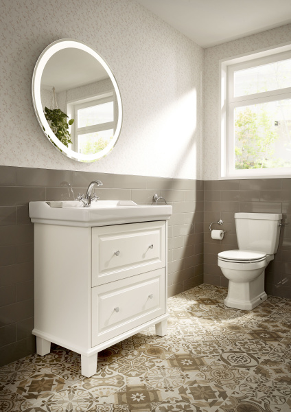 Тумба под раковину Roca Carmen 800 белый сатин 857135415