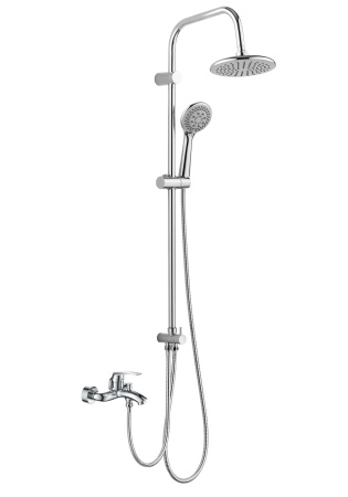 Душевая система с однорычажным смесителем Orange Alfi M18-933cr хром