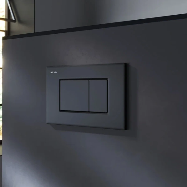 Инсталляция для подвесного унитаза Am.Pm PrimeFit I012709.0238 с кнопкой смыва, черный матовый