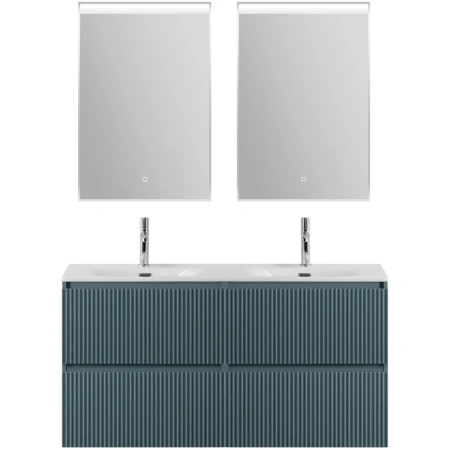 Тумба под раковину 120 BelBagno Uno UNO-1200-4C-SO-AO голубой матовый, без раковины