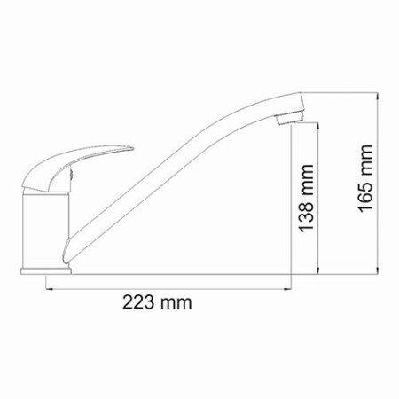 Смеситель для кухни  WasserKRAFT Isen 2607