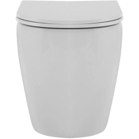 Унитаз ABBER Bequem AC1111TMW приставной белый матовый, безободковый