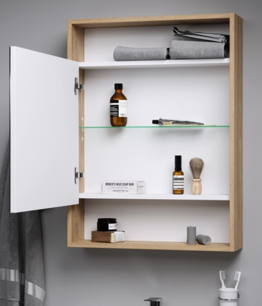 Зеркальный шкаф Aqwella Сити 50 SIT0405DB