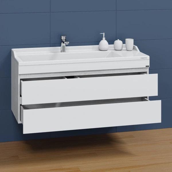 Тумба под раковину СаНта  Марс 120  700424 светлый дуб