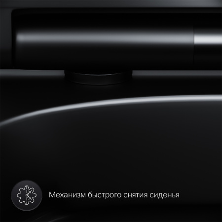 Подвесной унитаз безободковый с сиденьем микролифт Am.Pm Spirit V2.0 C701700MBSC