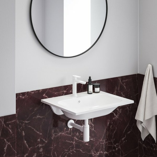 Смеситель для раковины Ravak Eleganta BeCool EL 012.11WV X070410 белый вельвет