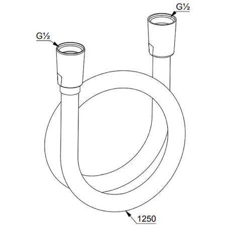 Душевой шланг Kludi Suparaflex 6107153-00
