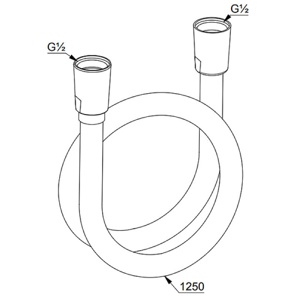 Душевой шланг Kludi Suparaflex 6107153-00 Душевой шланг Kludi Suparaflex 6107153-00