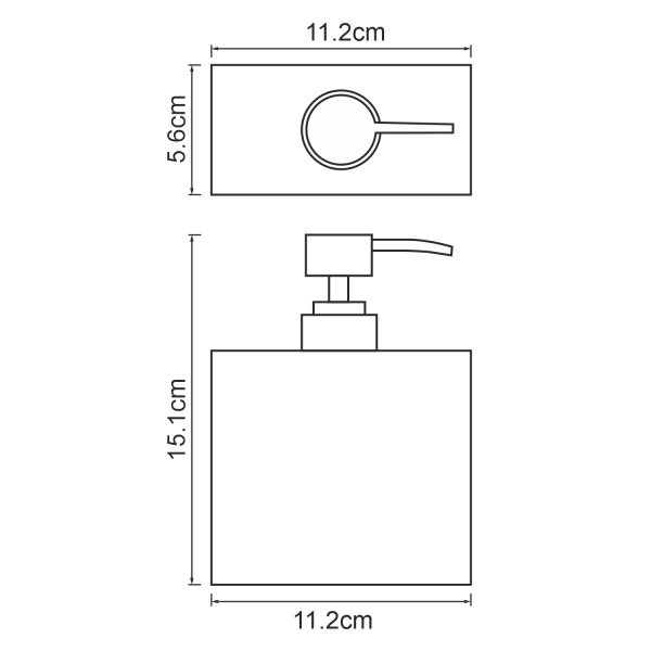 Дозатор для жидкого мыла WasserKRAFT Abens K-3799