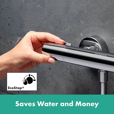 Термостат для душа с душевым гарнитуром Hansgrohe Pulsify Select S 105 3jet Relaxation EcoSmart 24261000 хром