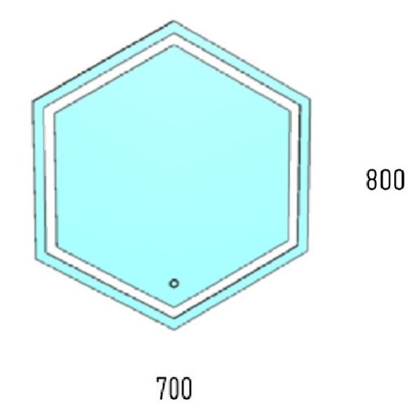 Зеркало (70х80) Corozo Теор SD-00000922