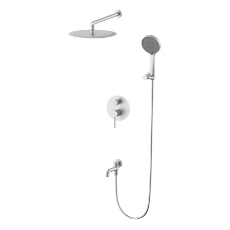 Душевая система встраиваемая WONZON & WOGHAND STICK, брашированный никель WW-88939017-BN