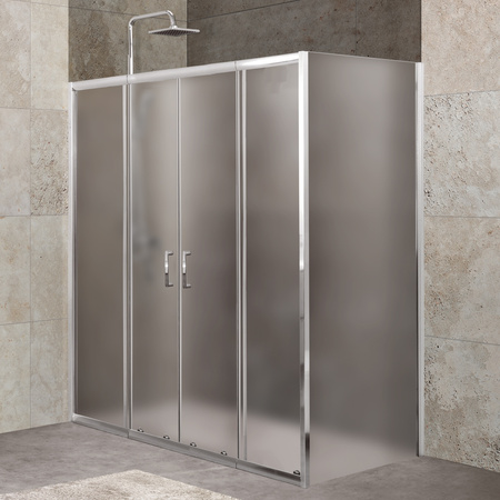 Душевой уголок (170х90) BelBagno UNIQUE-AH-21-170/200-90-P-Cr