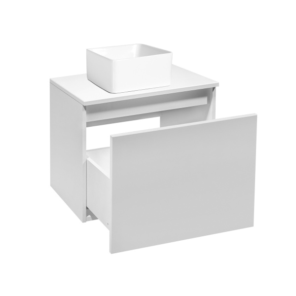 Тумба под раковину Runo Бари 50 белая (00-00001472)