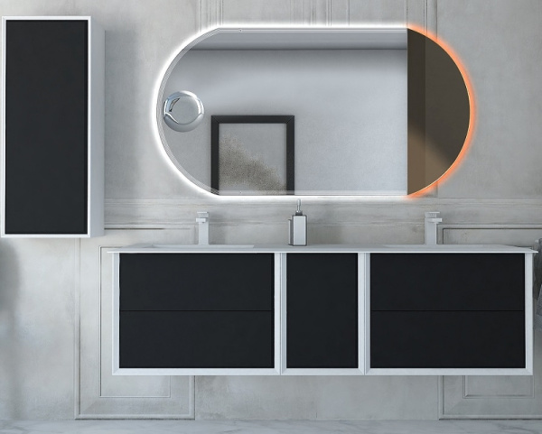 Шкаф подвесной Cezares Bellagio 54863 grafite