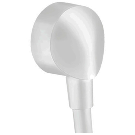 Подключение для душевого шланга Hansgrohe Fixfit E 27454700 белый матовый