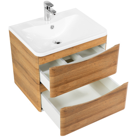 База под раковину BelBagno ACQUA-700-2C-SO-RR подвесная Rovere Rustico
